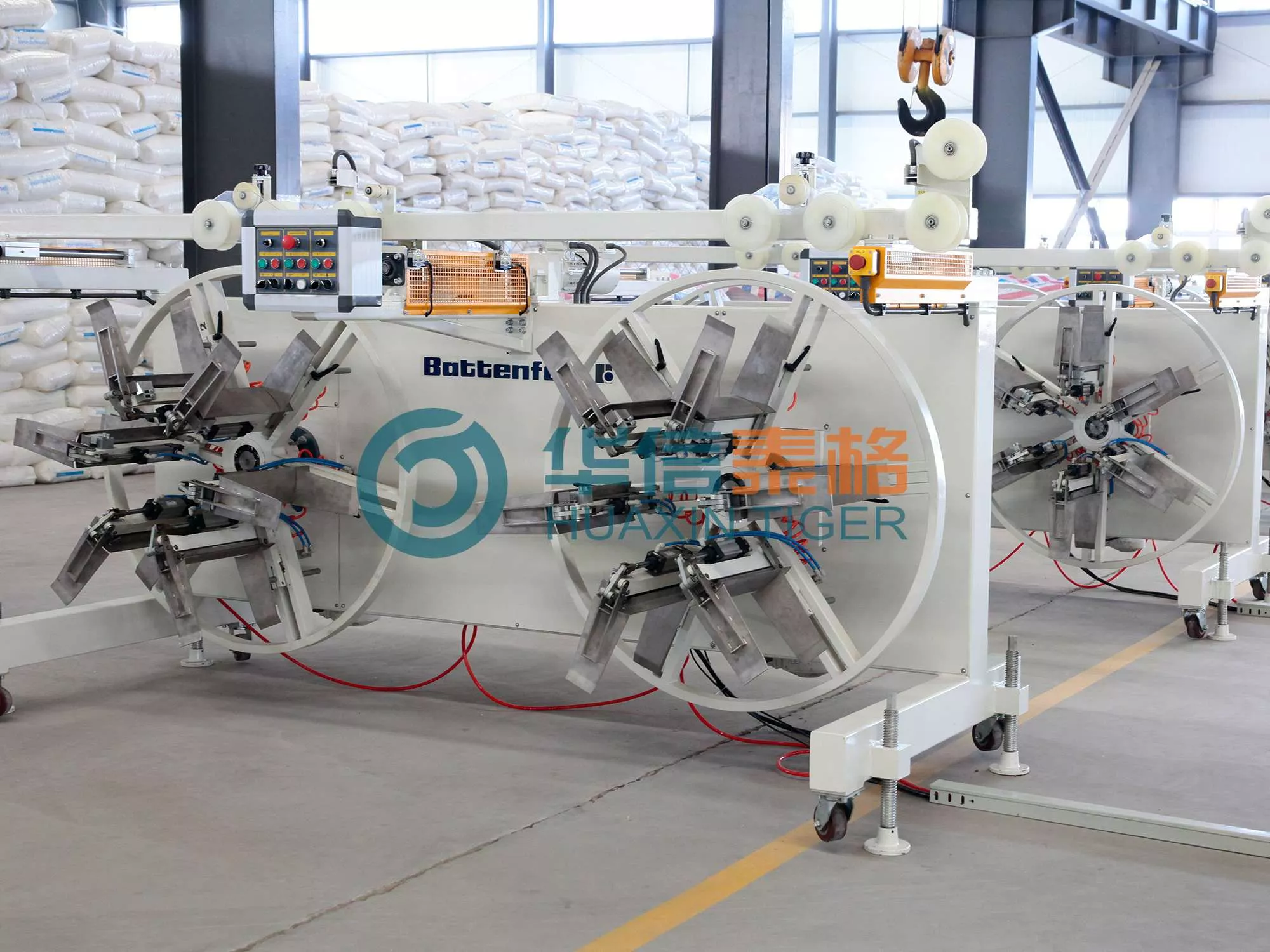 Floor heating pipe production line - coil